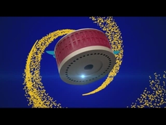 Wiel 124*70mm van de rode Kleurenzuiging voor het Vouwen van de Drukdelen van het Machinepolyurethaan