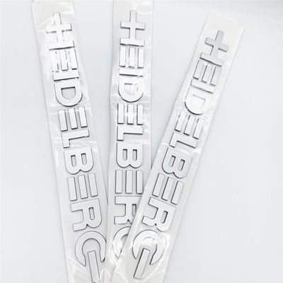 Grijs Heidelberg-symboolletterlabel voor SM52 SM74 SM102 offsetdrukmachine-woordmerken