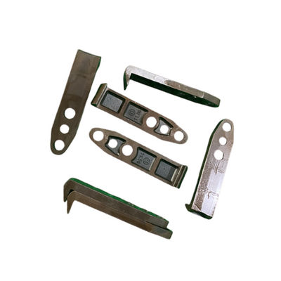 70 mm x 16 x 5 mm bruine stalen grijper met 6 mm middengat voor offsetdruk