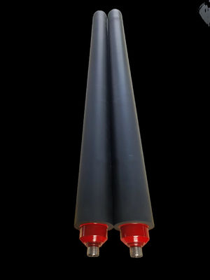 Op maat gemaakte rode/zwarte rubberroller-inktductor voor Speedmaster 74 distributeurroller