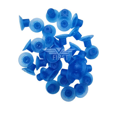 Blauwe kleur poly en rubber zuiger voor die snijmachine 32 * 18mm hoge voeten zuiger