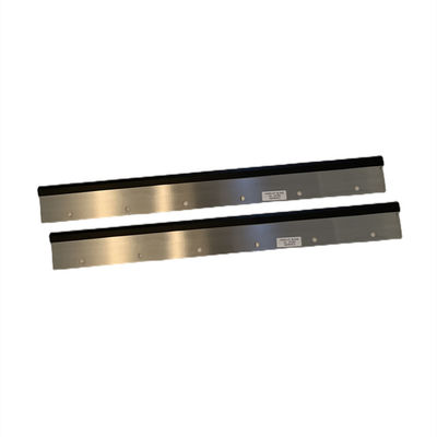 Zilveren wasbladen 560x60x0,5 mm Rubber/IJzer materiaal voor onderdelen van GTO52 drukmachines