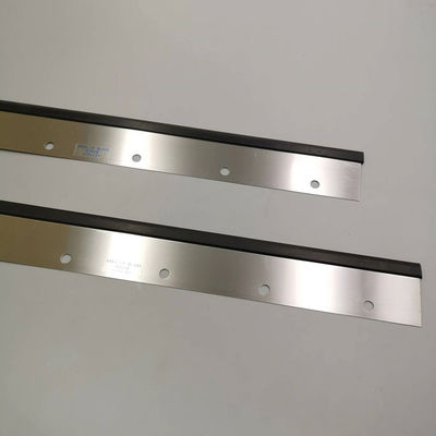 Zilveren wasblaad voor Roland-drukmachine met 11 gaten en afmetingen 1100x65x0,5 mm