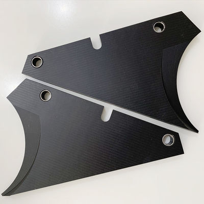 Donkergrijze kleur Eindplaat voor Roland 700 Ink Duct End Blocks 160x85mm Printing Machine Part