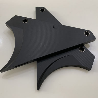 Donkergrijze kleur Eindplaat voor Roland 700 Ink Duct End Blocks 160x85mm Printing Machine Part