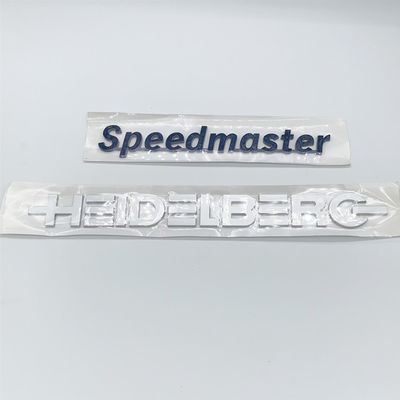 Grijs Heidelberg-symboolletterlabel voor SM52 SM74 SM102 offsetdrukmachine-woordmerken