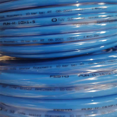 Blauwe kleur Festo PU-buis 4 mm maat pneumatische luchtpijp voor offsetdrukmachine