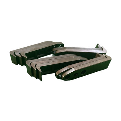 70 mm x 16 x 5 mm bruine stalen grijper met 6 mm middengat voor offsetdruk