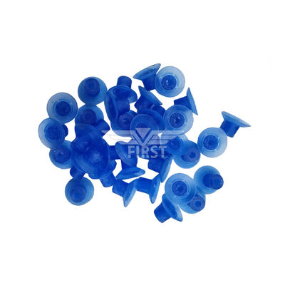 Blauwe rubberzuiger 32x18mm hoge voetenzuiger voor strooimasjien met duurzaam rubbermateriaal