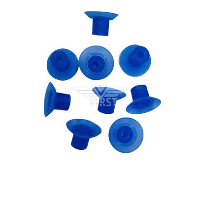 Blauwe rubberzuiger 32x18mm hoge voetenzuiger voor strooimasjien met duurzaam rubbermateriaal