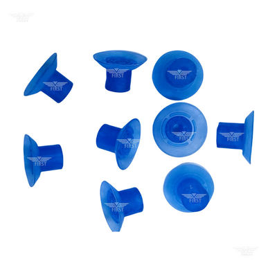 Blauwe kleur poly en rubber zuiger voor die snijmachine 32 * 18mm hoge voeten zuiger
