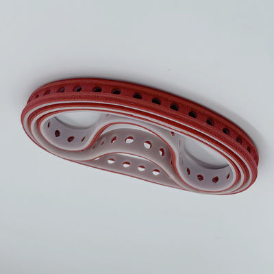 Rood PVC-zuiggordel van verschillende dikte voor HD-oliebestendige rode rubbergordel