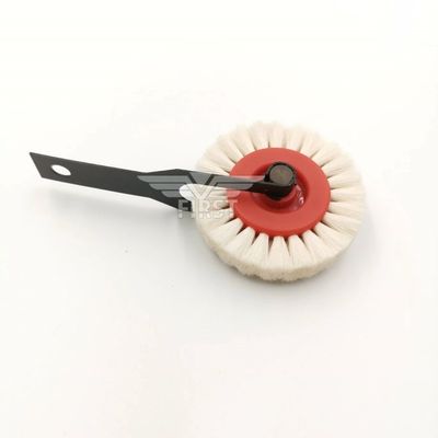 Chinese Hard Brush Wheel Printer Machine Feeder Brush Met Ondersteuning