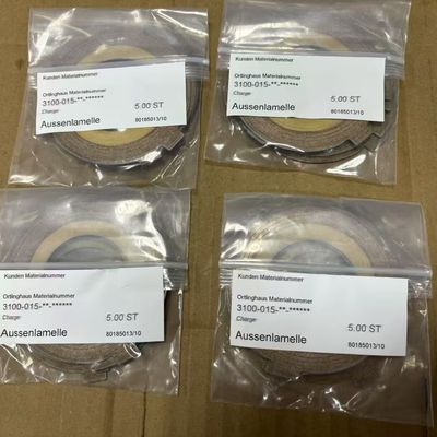 Koperen bekleding slijtvast remblok voor de mens Roland printer met precieze remmen