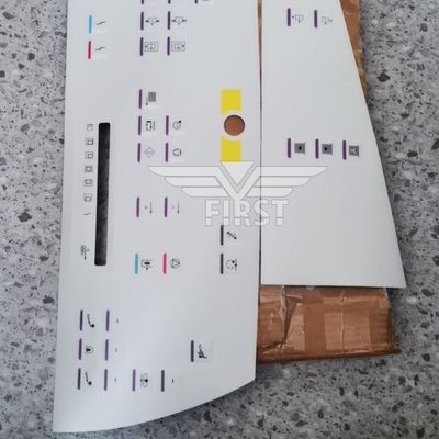 Witte Kleur Membraan Paneel Symbool Brief Label Voor Heidelberg SM102 Drukmachine Sticker in 63*21.2 of 37*15.5 CM Grootte