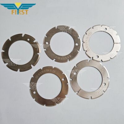 Heidelberg-Stahl vouwmachine snijbladen in wit staal - U- en V-vormige opties voor slijtvastheid