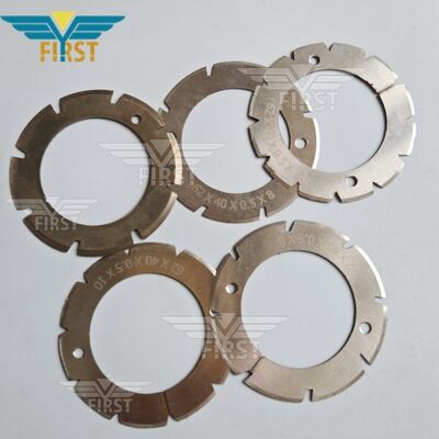 Heidelberg-Stahl vouwmachine snijbladen in wit staal - U- en V-vormige opties voor slijtvastheid