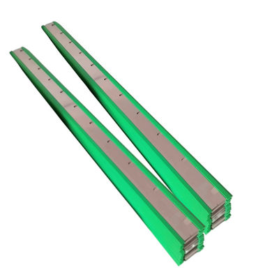 Groene kleur SM102 CD102 Compatibele rubber wash up blad met polyurethaan/rubber/staal materiaal voor offsetprinting