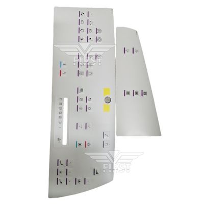 Witte Kleur Membraan Paneel Symbool Brief Label Voor Heidelberg SM102 Drukmachine Sticker in 63*21.2 of 37*15.5 CM Grootte